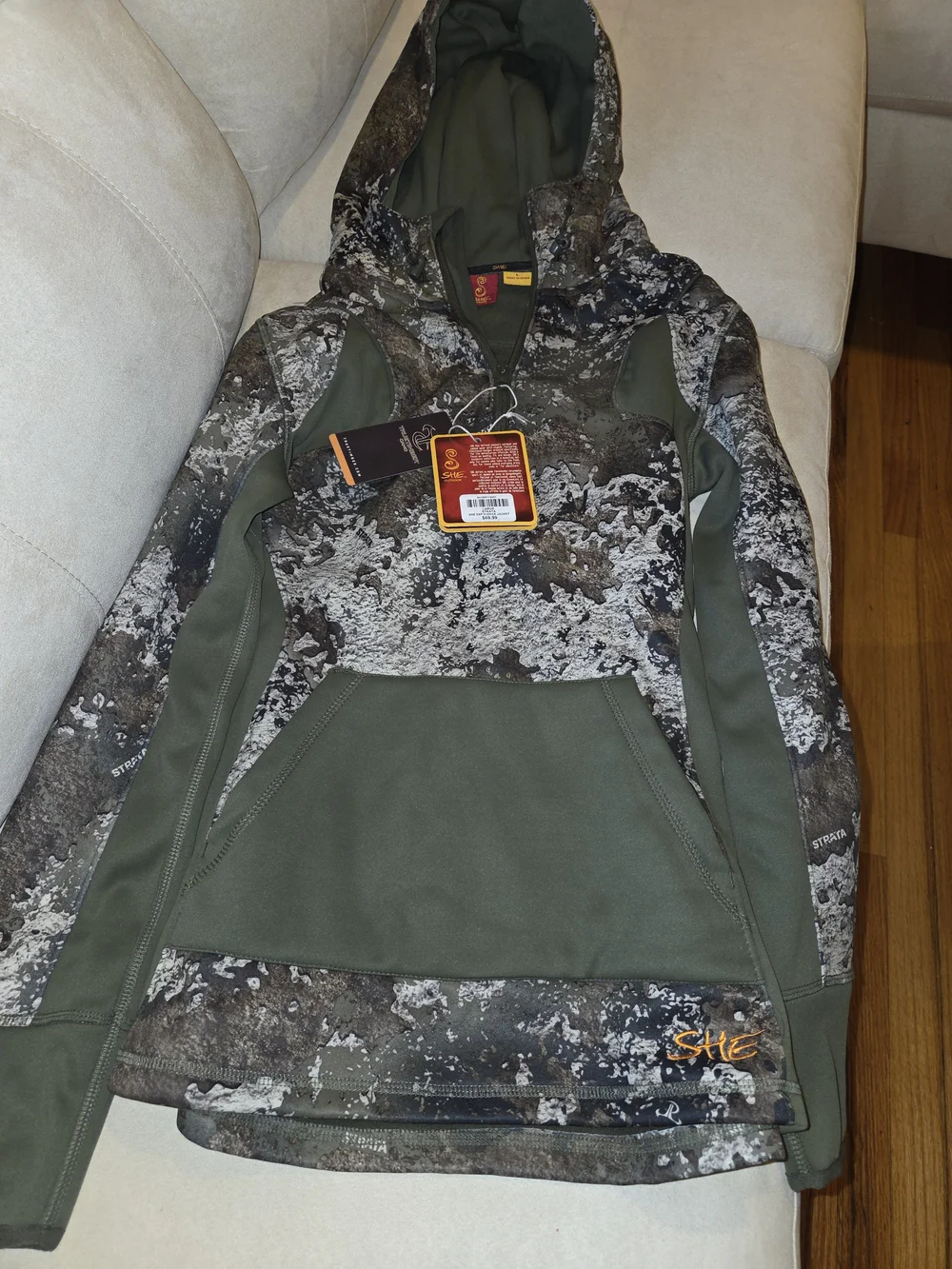 SHE Outdoor Women’s Strata Fleece Jacket - TrueTimber Camo
